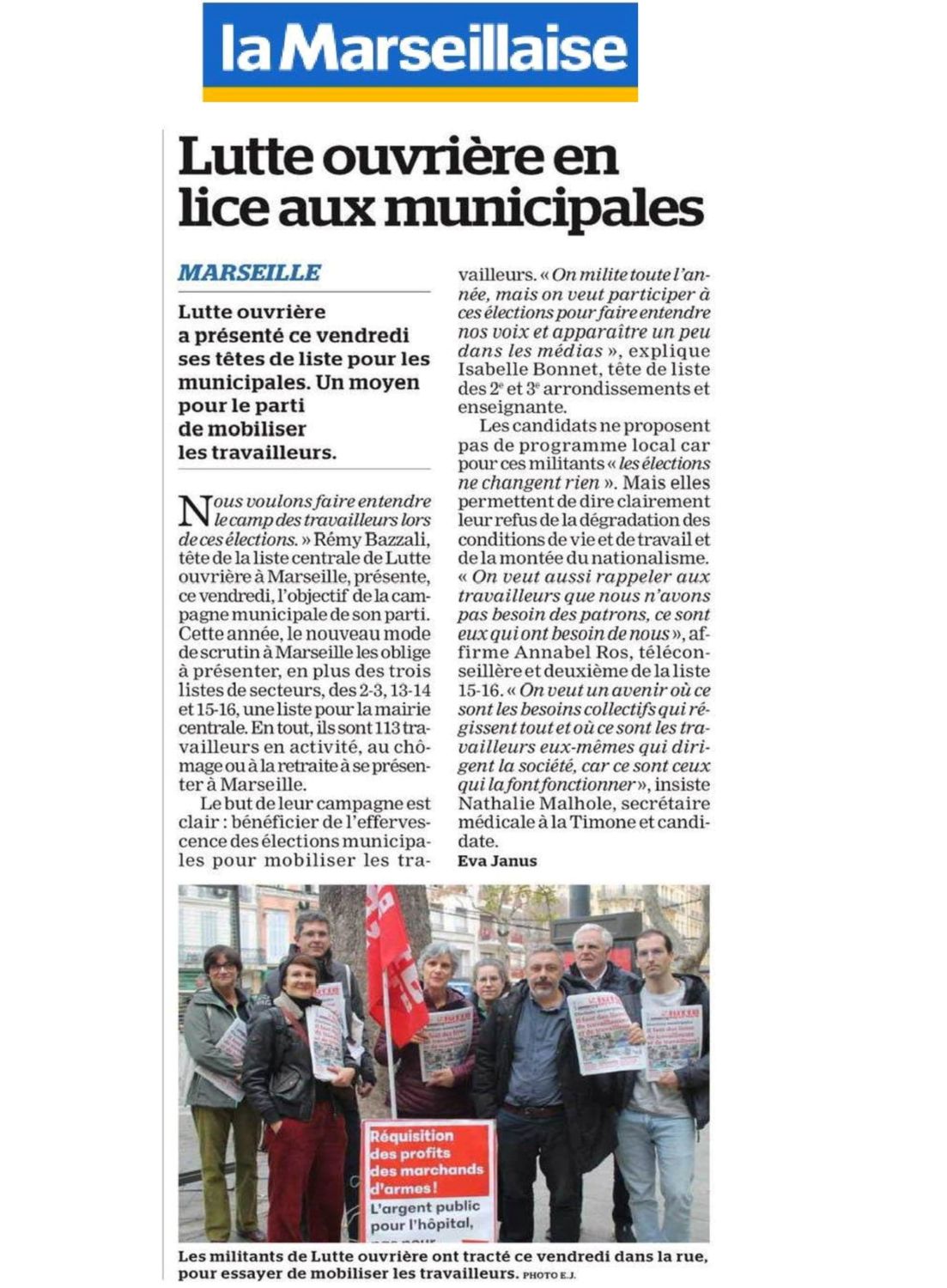 Article du Journal La Marseillaise.jpg